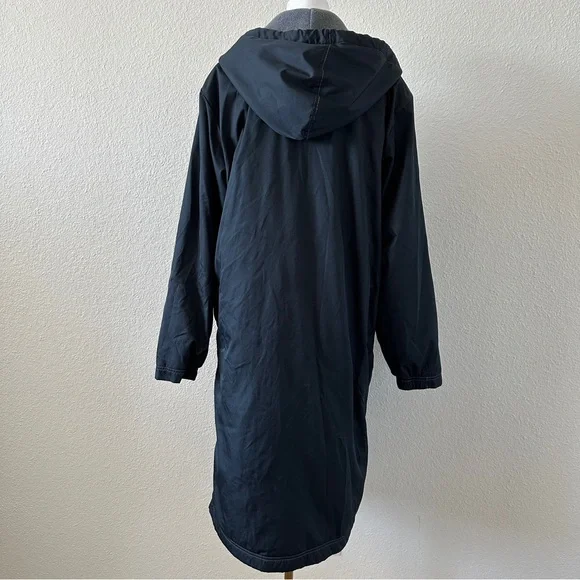 SPEEDO Unisex Team Parka Swim Coverup Hoodie in Black Sz. Small - Picture 6 of 12